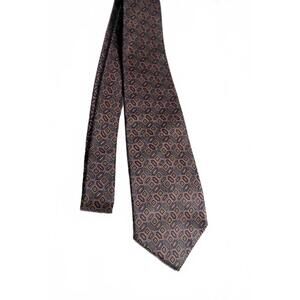 Vintage Damani Silk Necktie, 3.5 X 54 Inches, Short Length, Boys Tie